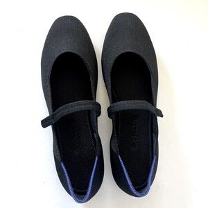Rothy’s The Square Mary Jane shoes, Black, Size 9.5 - Like New